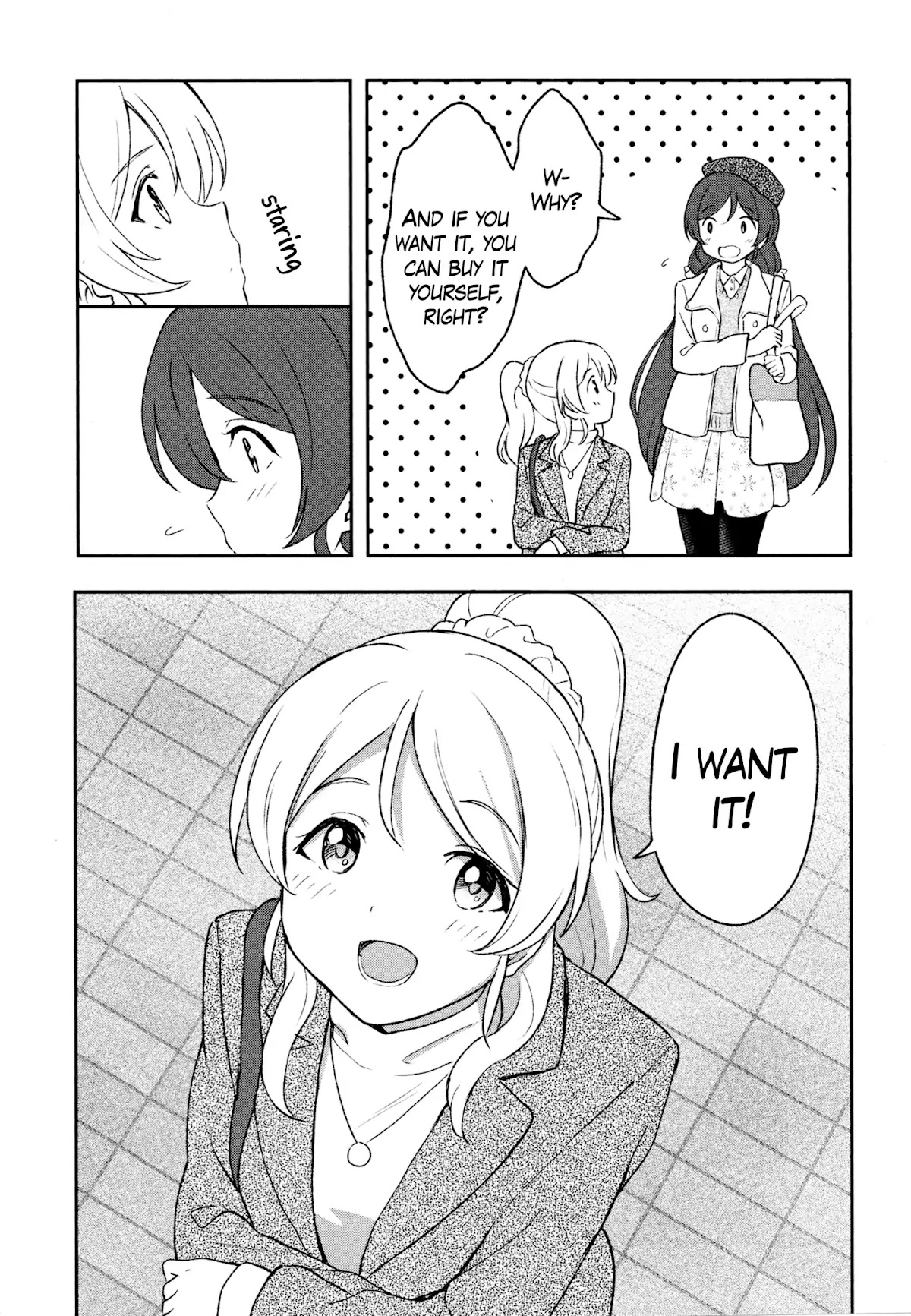 Love Live! School Idol Diary (Second Season) Chapter 3.2 page 10 - Vol.3 Chapter 2: Dating Pair