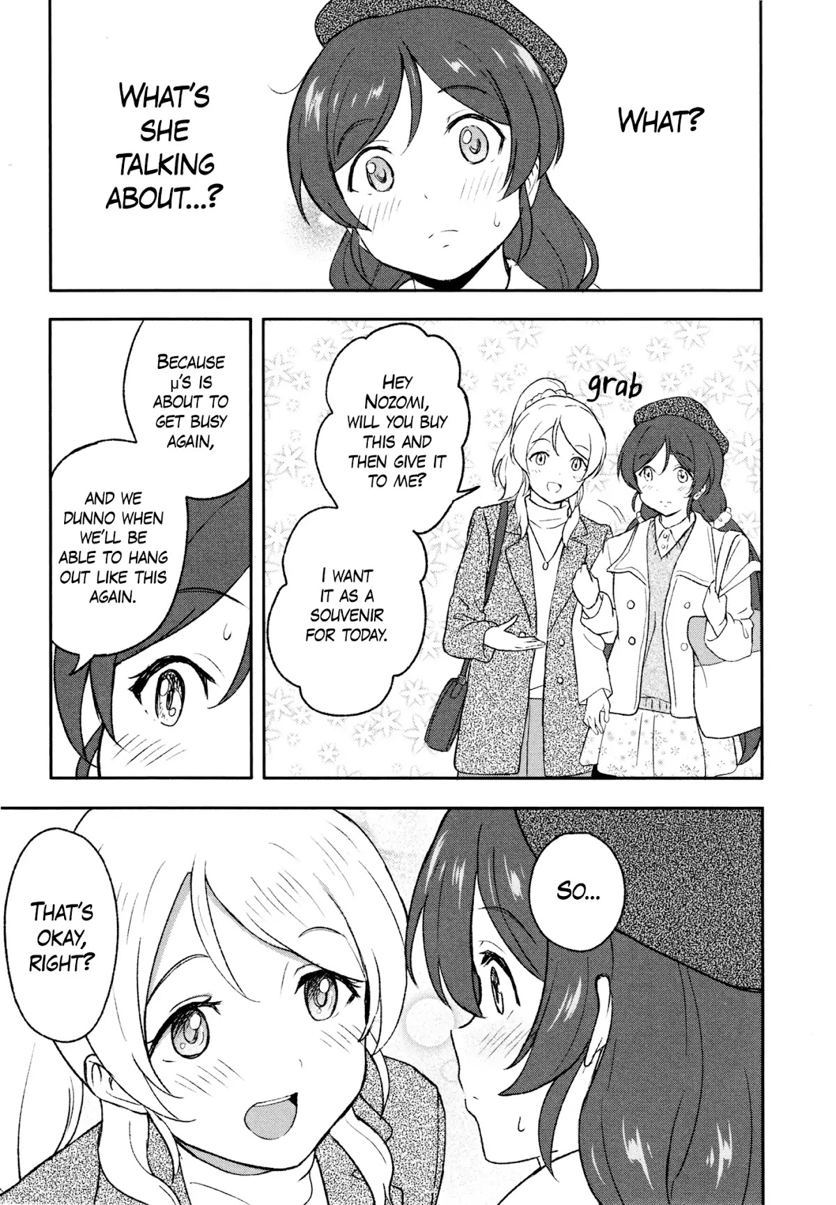 Love Live! School Idol Diary (Second Season) Chapter 3.2 page 11 - Vol.3 Chapter 2: Dating Pair