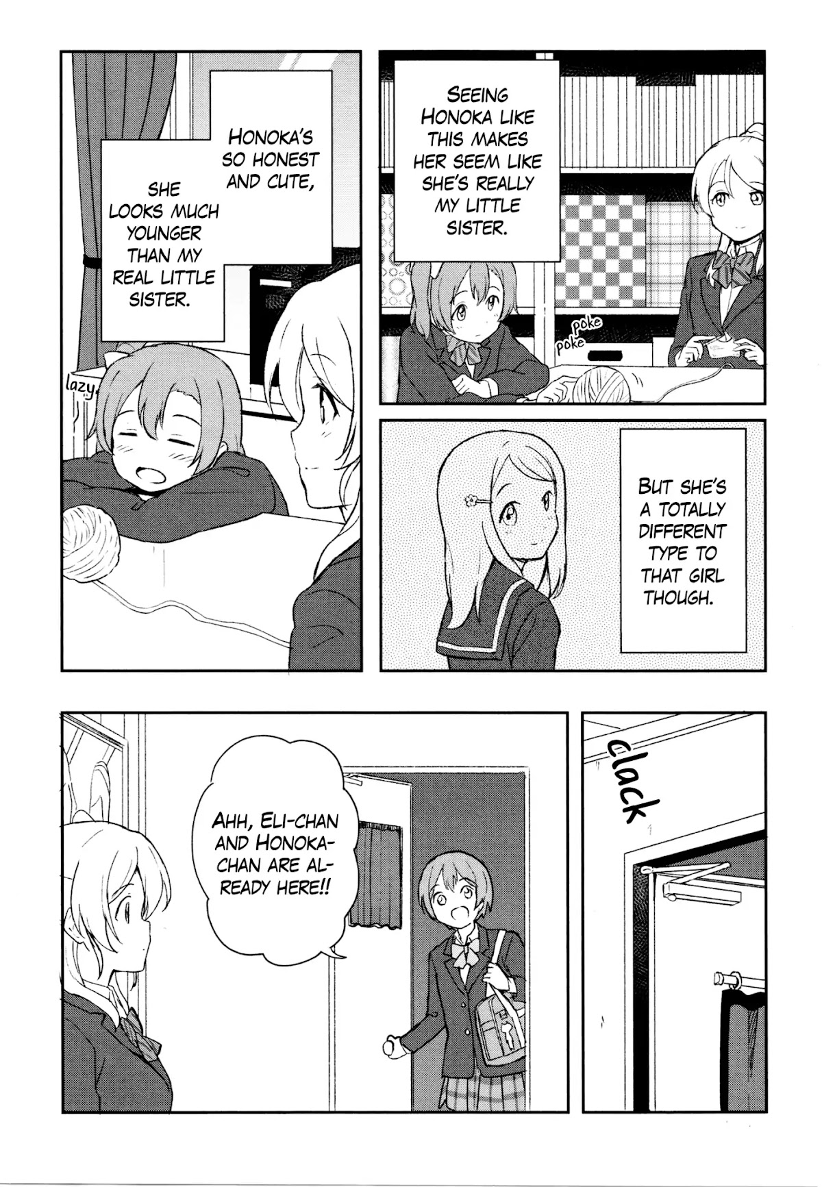 Love Live! School Idol Diary (Second Season) Chapter 3.3 page 4 - Vol.3 Chapter 3: Santa Elichika