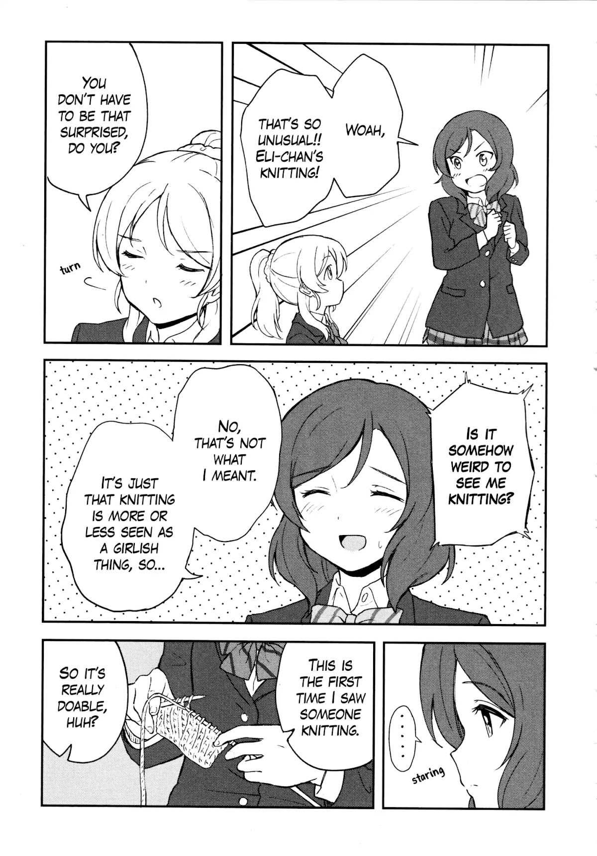 Love Live! School Idol Diary (Second Season) Chapter 3.3 page 7 - Vol.3 Chapter 3: Santa Elichika