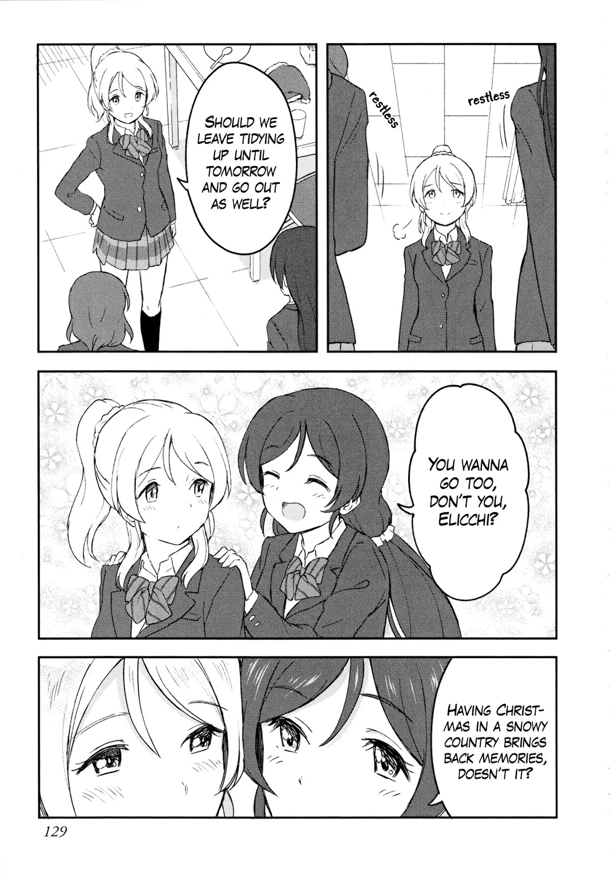 Love Live! School Idol Diary (Second Season) Chapter 3.4 page 13 - Vol.3 Chapter 4: µ's' Christmas Party