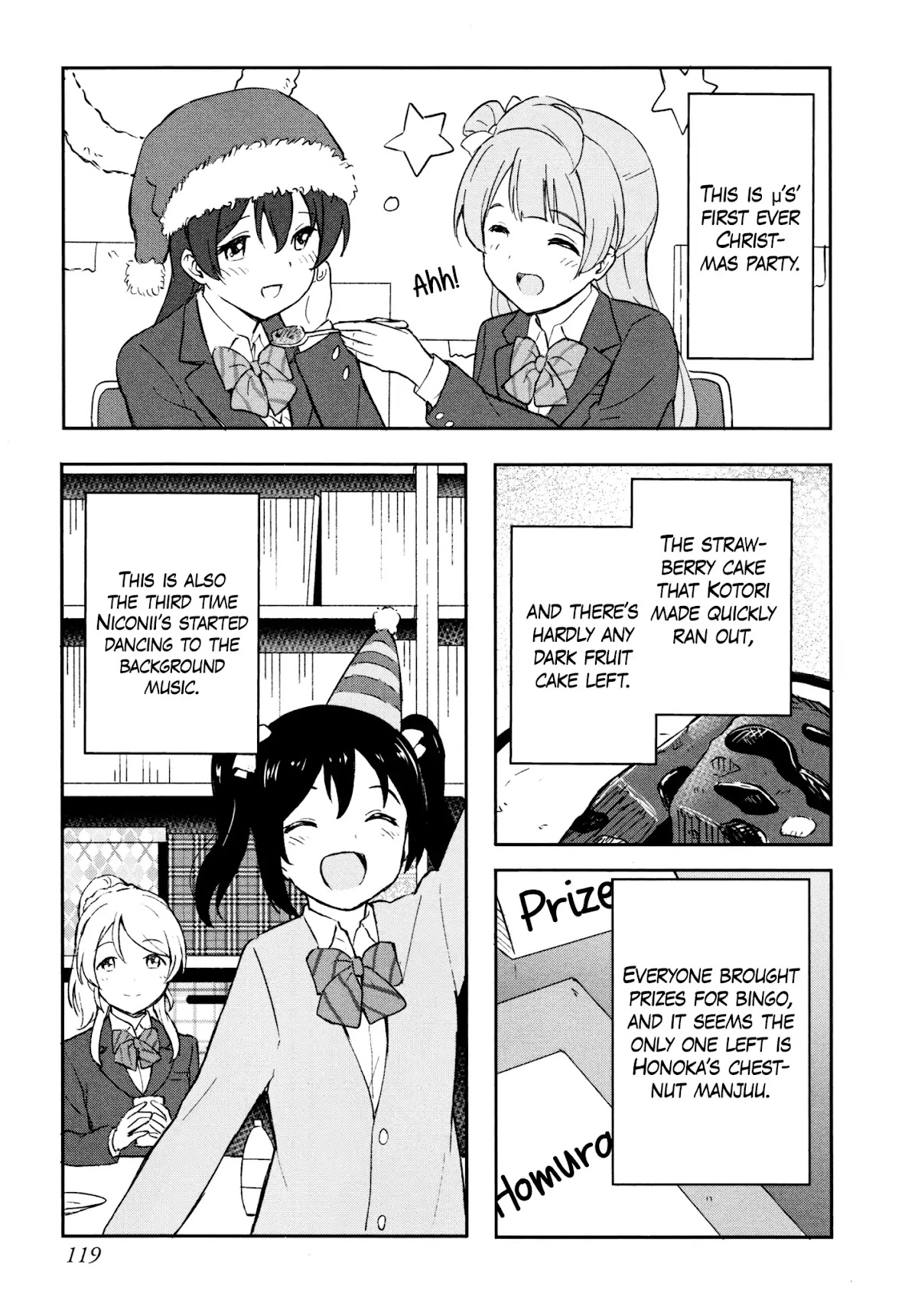 Love Live! School Idol Diary (Second Season) Chapter 3.4 page 3 - Vol.3 Chapter 4: µ's' Christmas Party