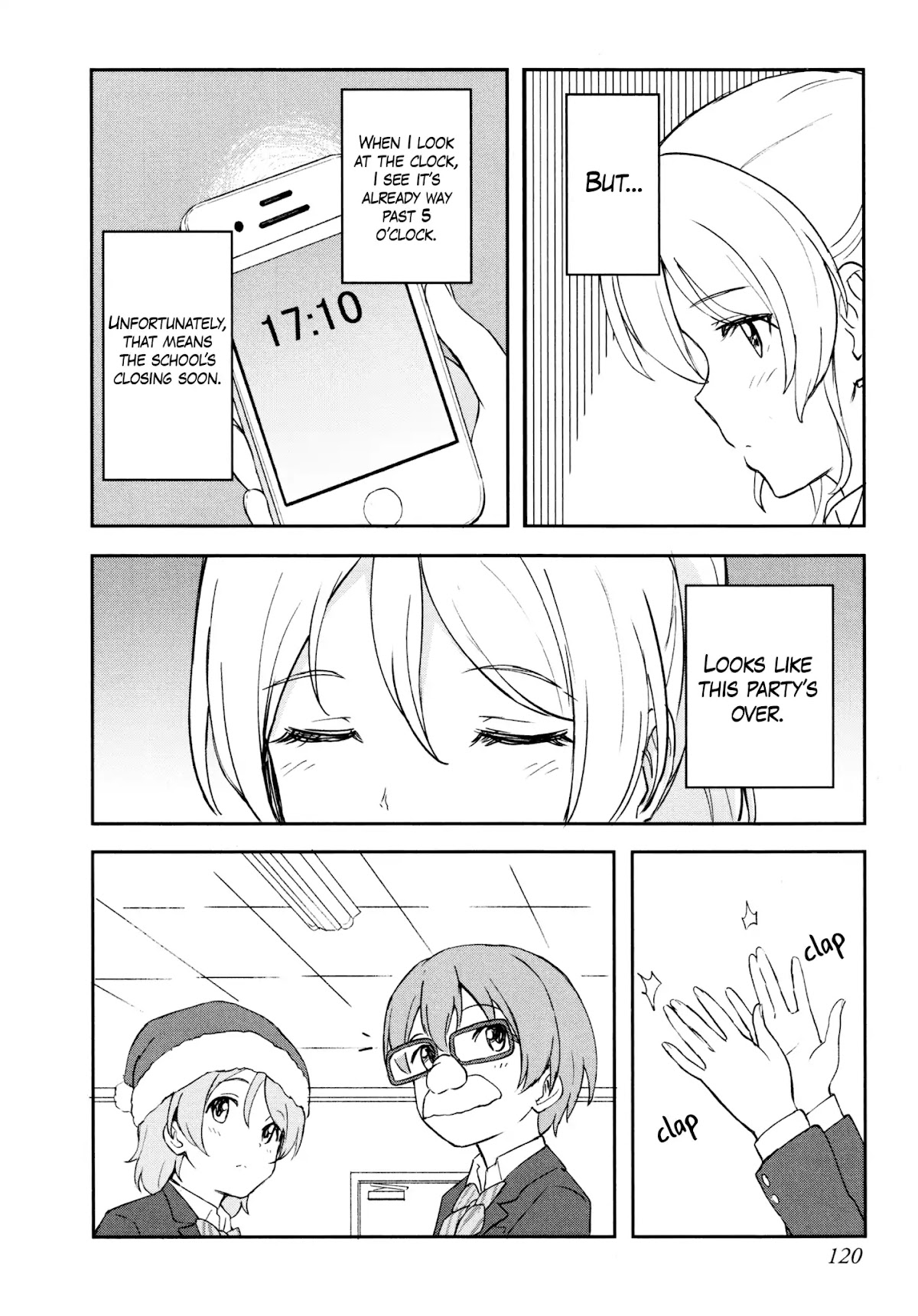 Love Live! School Idol Diary (Second Season) Chapter 3.4 page 4 - Vol.3 Chapter 4: µ's' Christmas Party