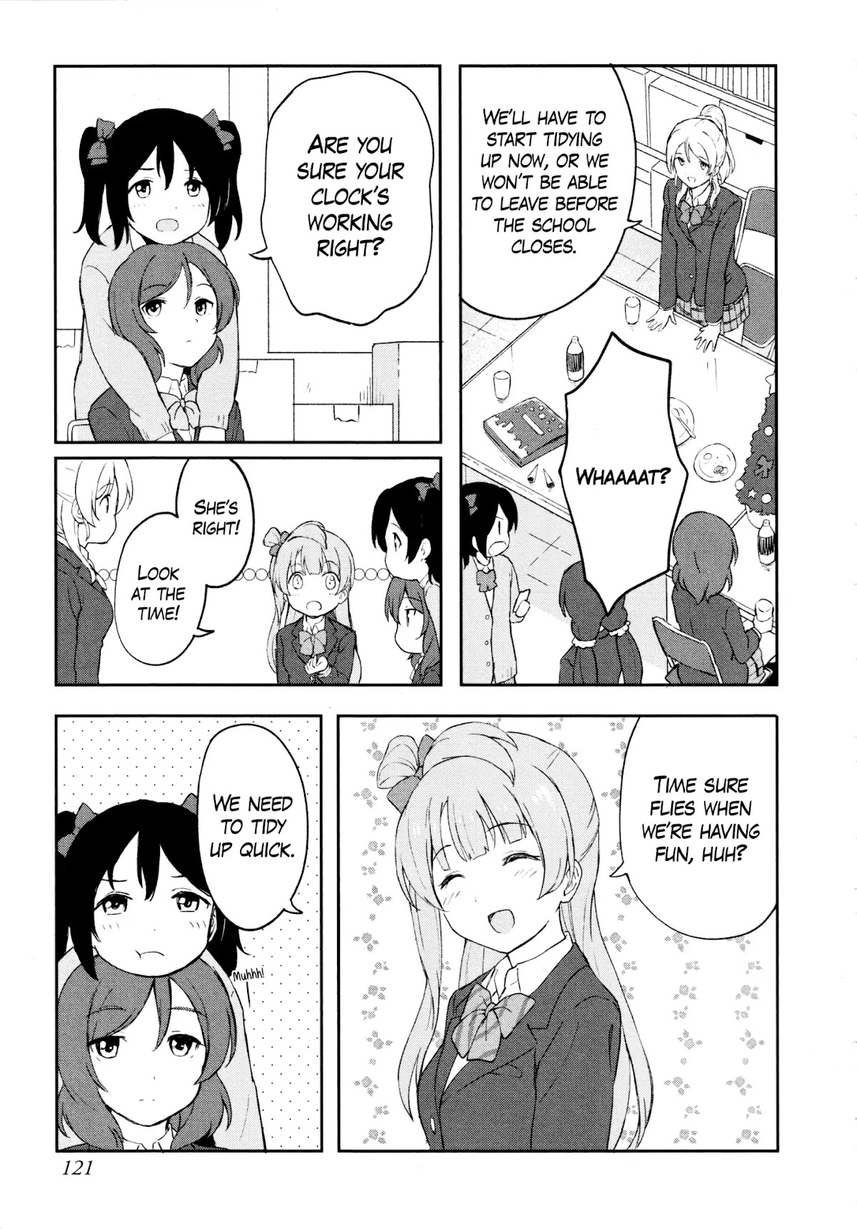 Love Live! School Idol Diary (Second Season) Chapter 3.4 page 5 - Vol.3 Chapter 4: µ's' Christmas Party