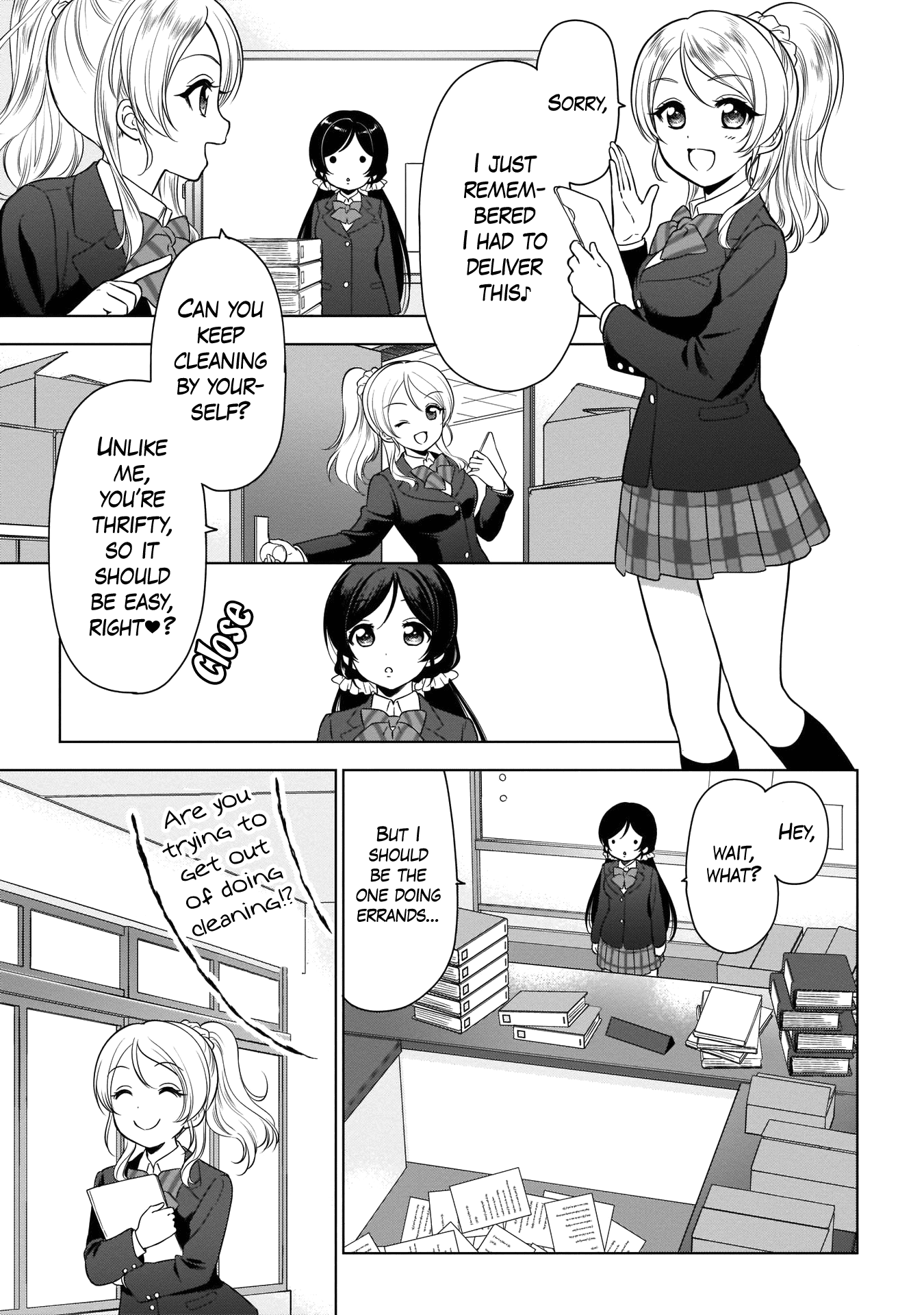 Love Live! School Idol Diary Special Edition Chapter 9 page 11 - Chapter 9: Passing the Baton♪