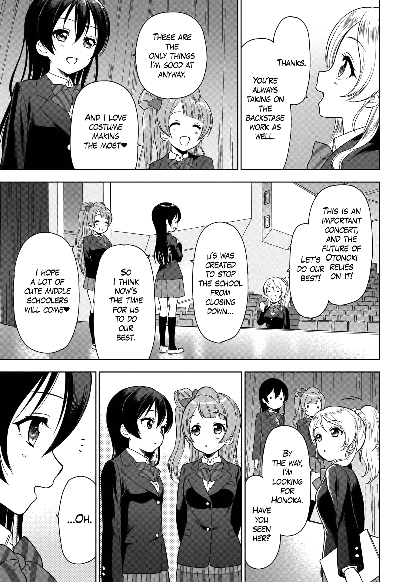 Love Live! School Idol Diary Special Edition Chapter 9 page 21 - Chapter 9: Passing the Baton♪