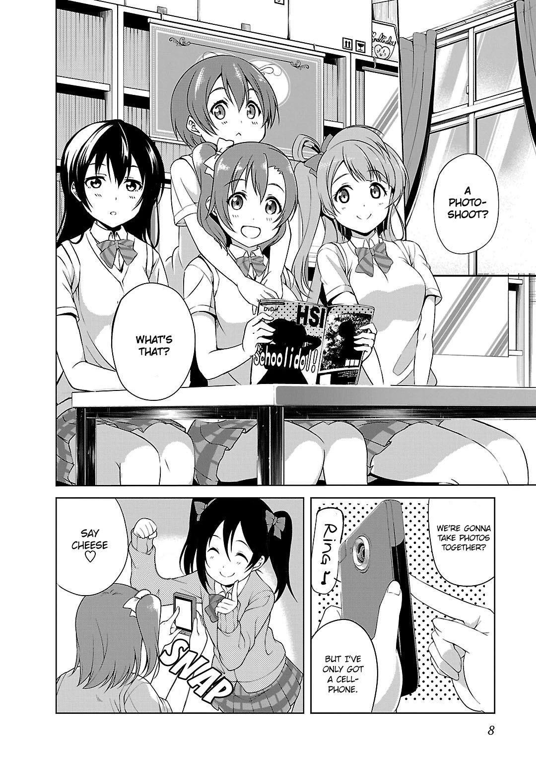 Love Live! School Idol Diary Chapter 1 page 9 - Chapter 1: Idol Photoshoot!