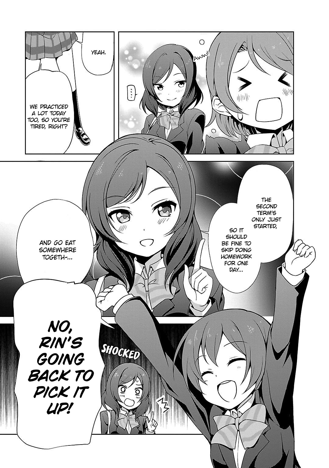 Love Live! School Idol Diary Chapter 10 page 7 - Chapter 10: On My Way Home.