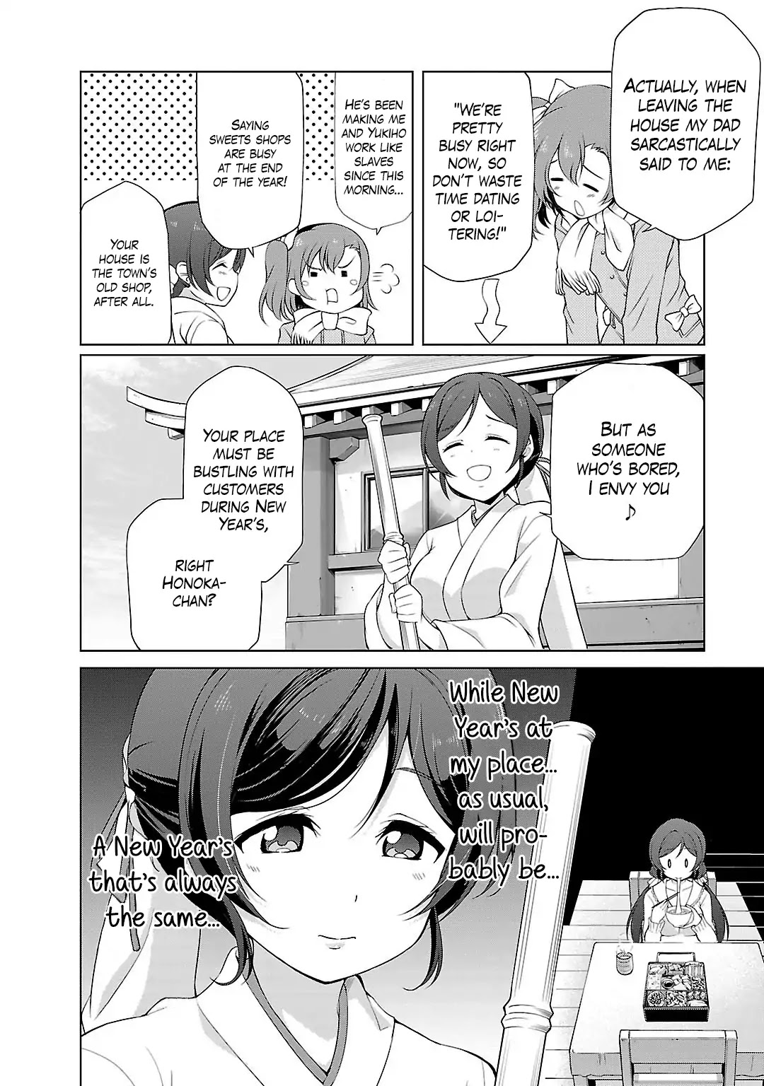 Love Live! School Idol Diary Chapter 11 page 10 - Chapter 11: The New Year's God Has Come