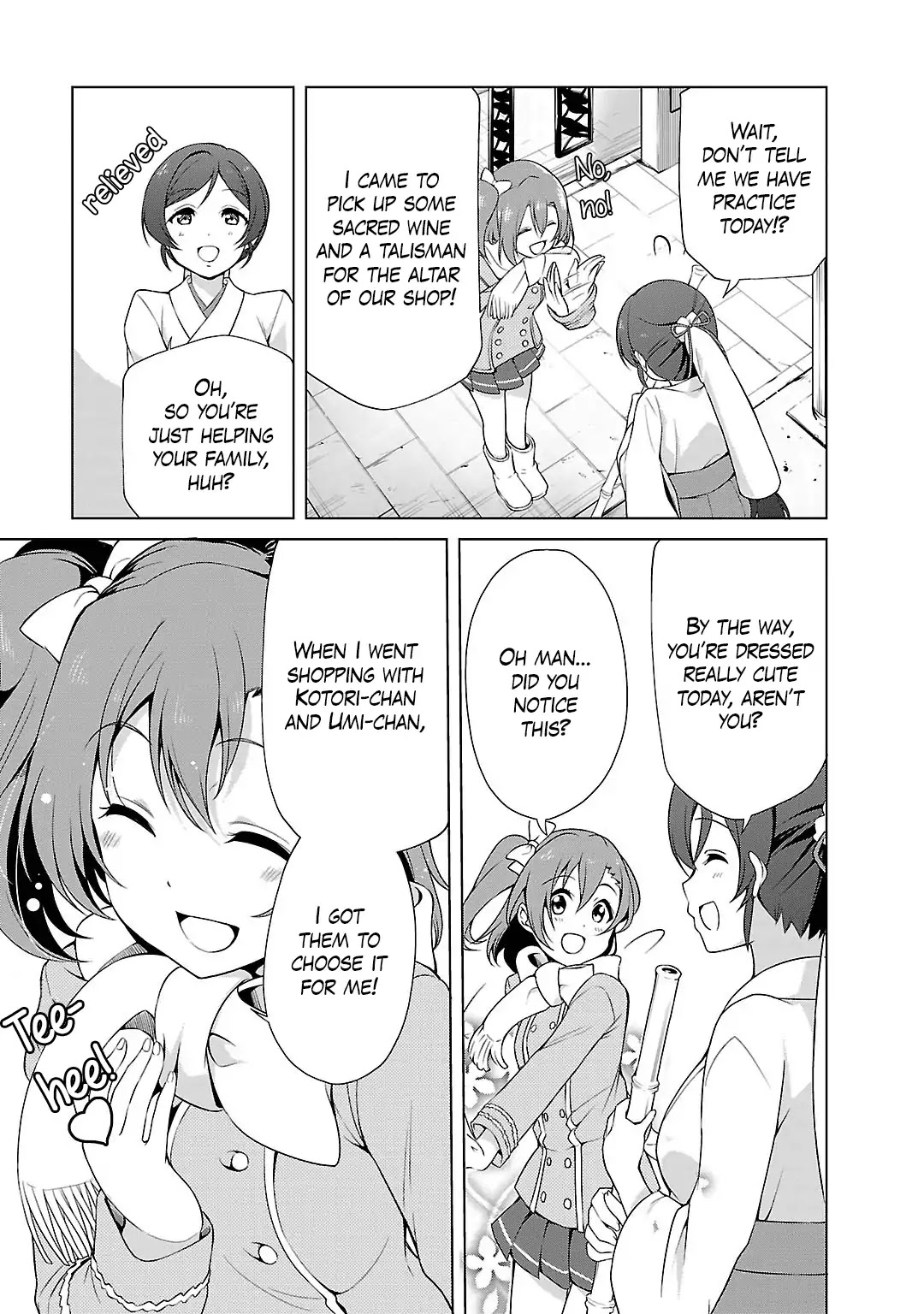 Love Live! School Idol Diary Chapter 11 page 9 - Chapter 11: The New Year's God Has Come