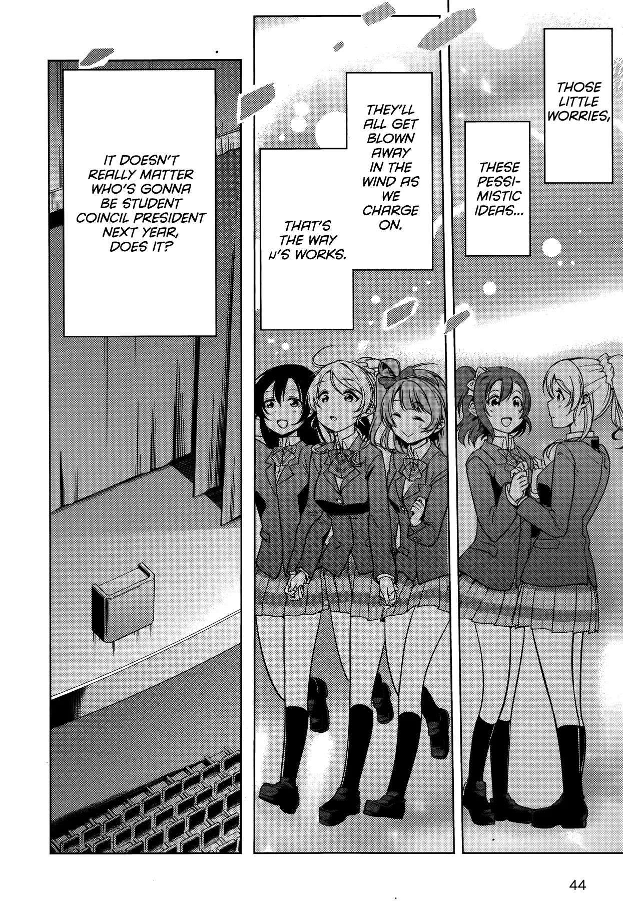 Love Live! School Idol Diary Chapter 15 page 27 - Chapter 15: The Cherry Blossom Tree in the Courtyard