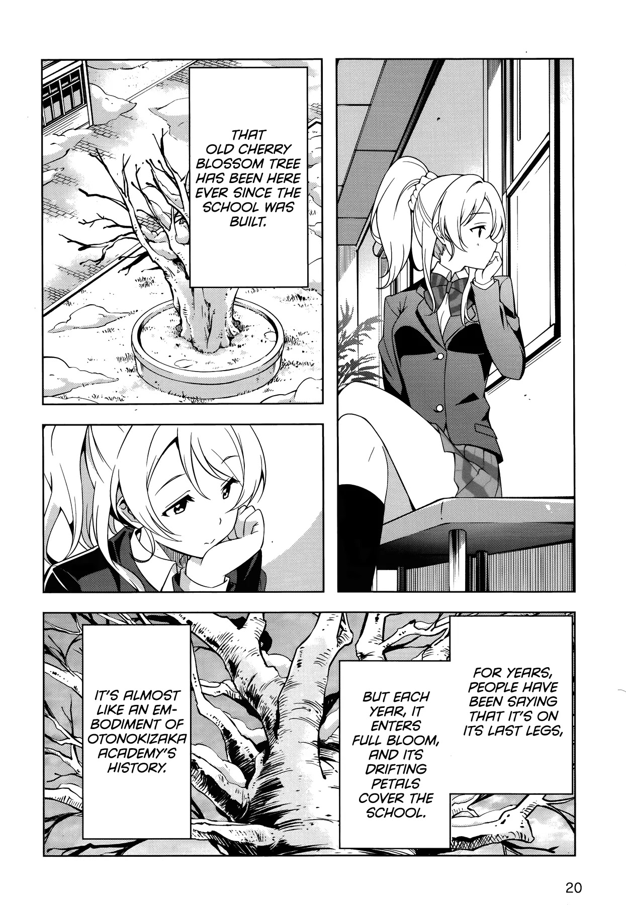 Love Live! School Idol Diary Chapter 15 page 3 - Chapter 15: The Cherry Blossom Tree in the Courtyard