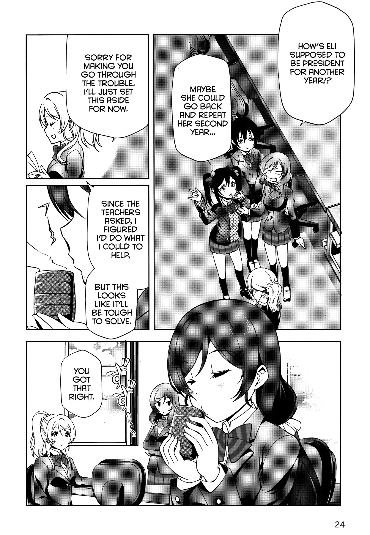 Love Live! School Idol Diary Chapter 15 page 7 - Chapter 15: The Cherry Blossom Tree in the Courtyard