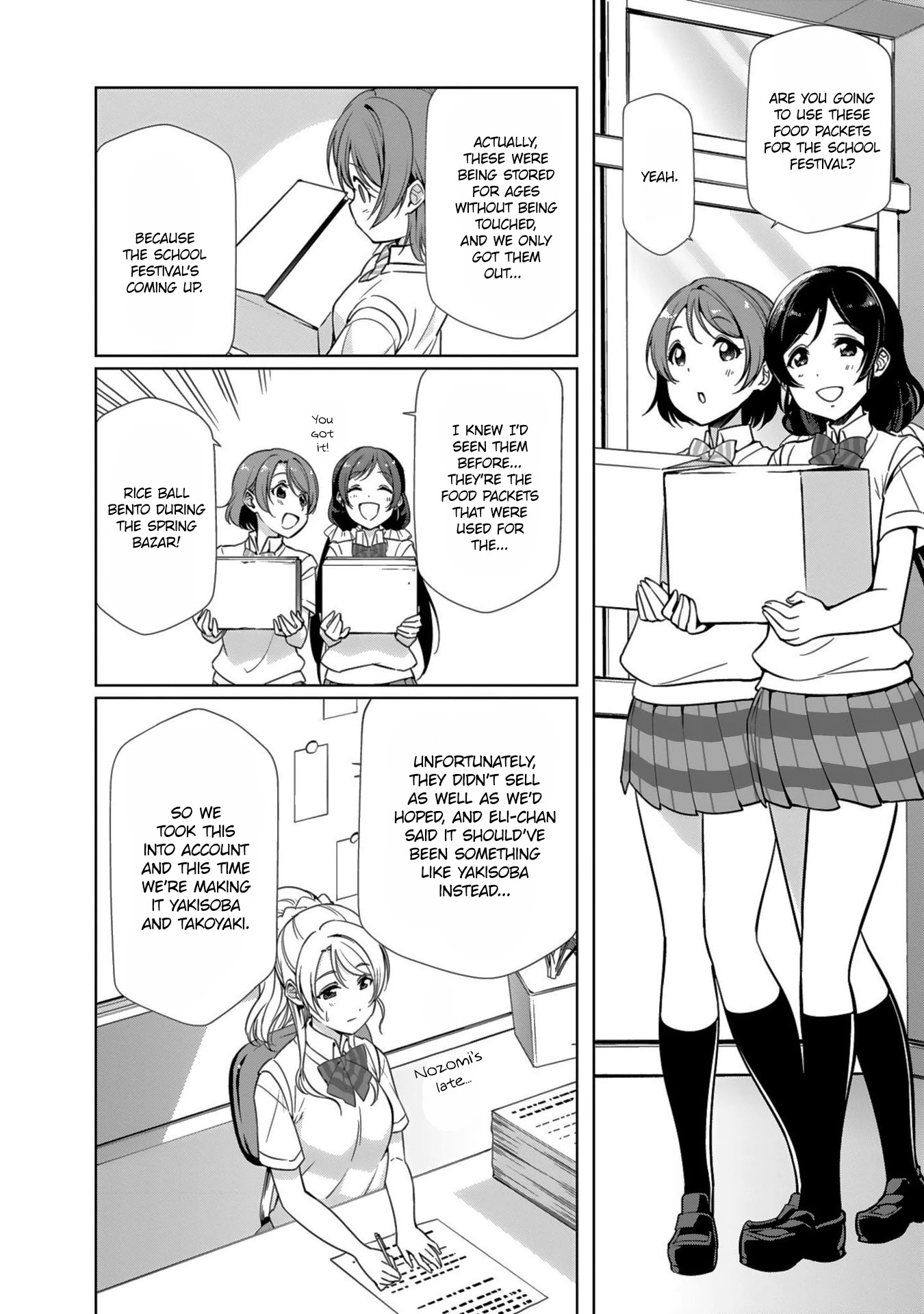 Love Live! School Idol Diary Chapter 17 page 10 - Chapter 17: The Two Are Takoyaki♪
