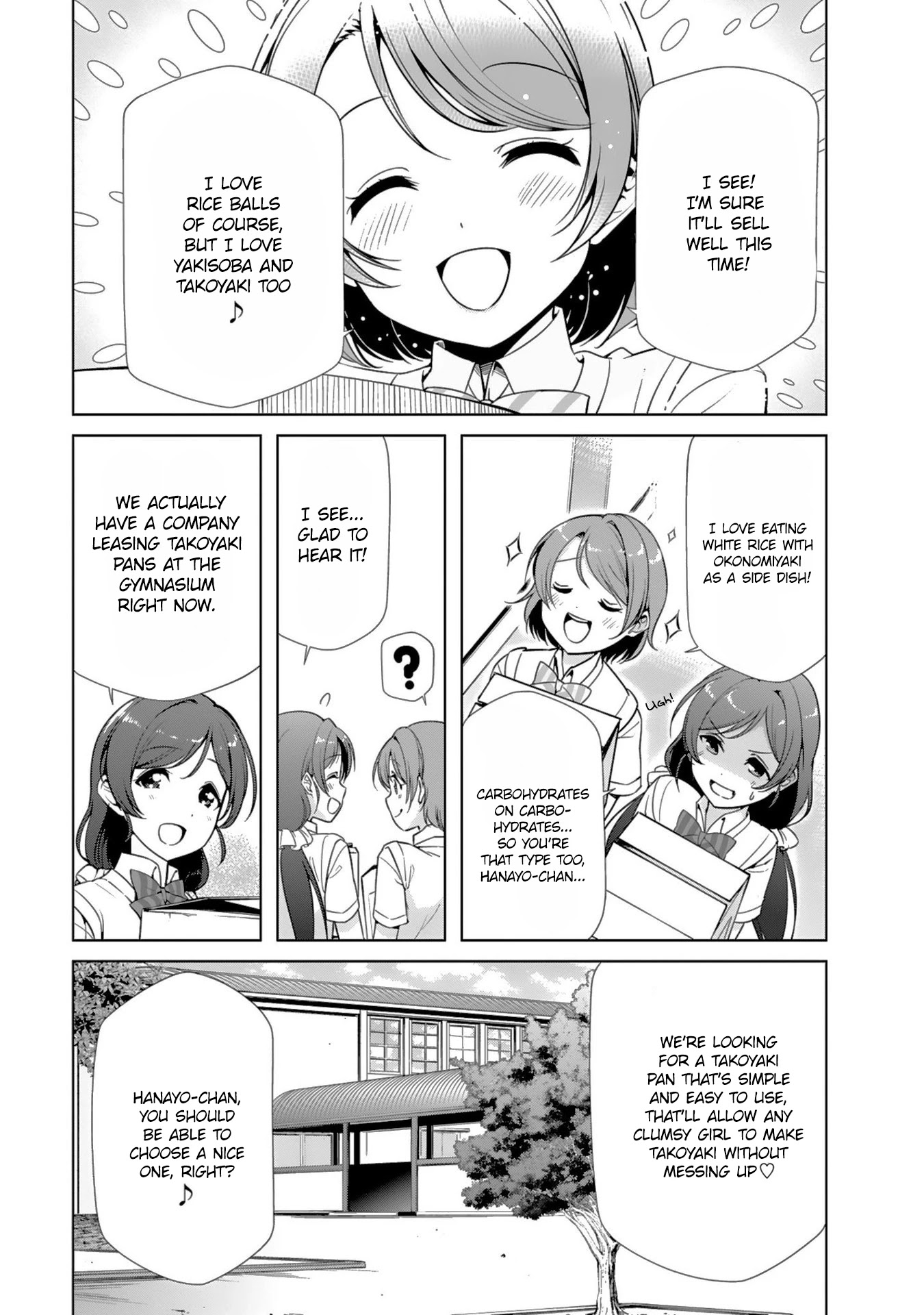 Love Live! School Idol Diary Chapter 17 page 11 - Chapter 17: The Two Are Takoyaki♪