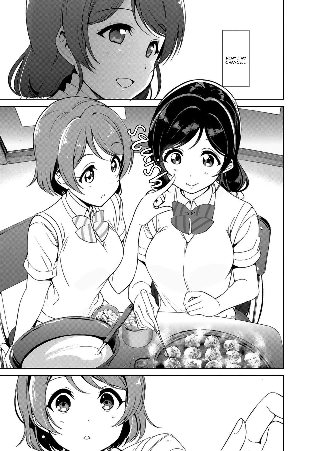 Love Live! School Idol Diary Chapter 17 page 15 - Chapter 17: The Two Are Takoyaki♪