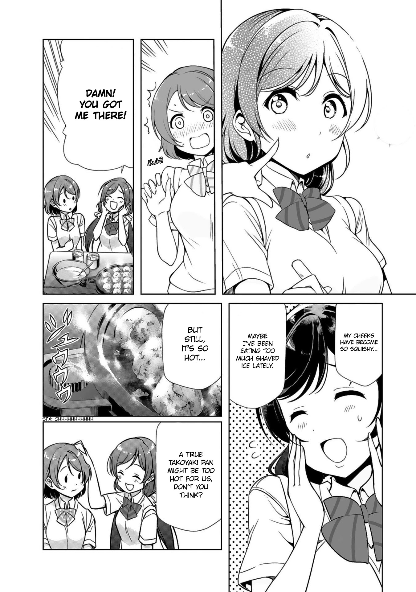 Love Live! School Idol Diary Chapter 17 page 16 - Chapter 17: The Two Are Takoyaki♪