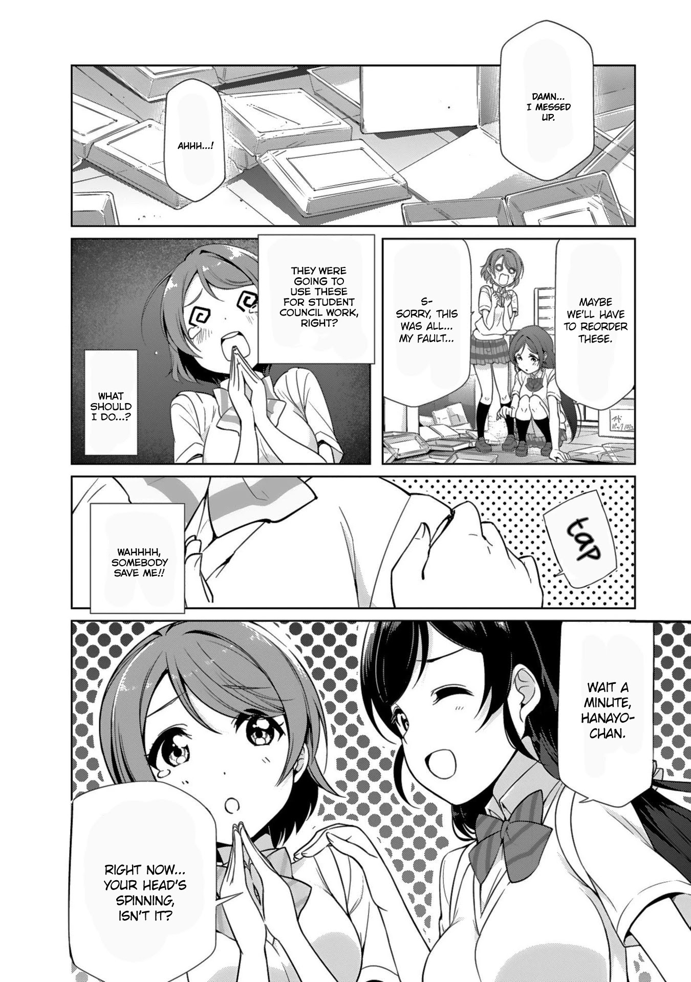 Love Live! School Idol Diary Chapter 17 page 8 - Chapter 17: The Two Are Takoyaki♪