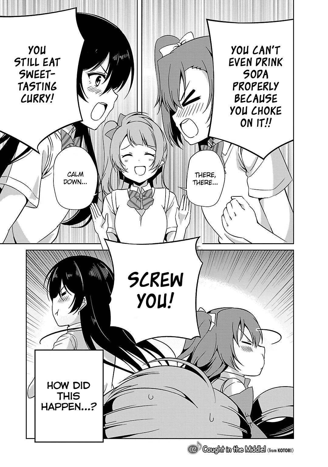 Love Live! School Idol Diary Chapter 2 page 1 - Chapter 2: Caught in the Middle!