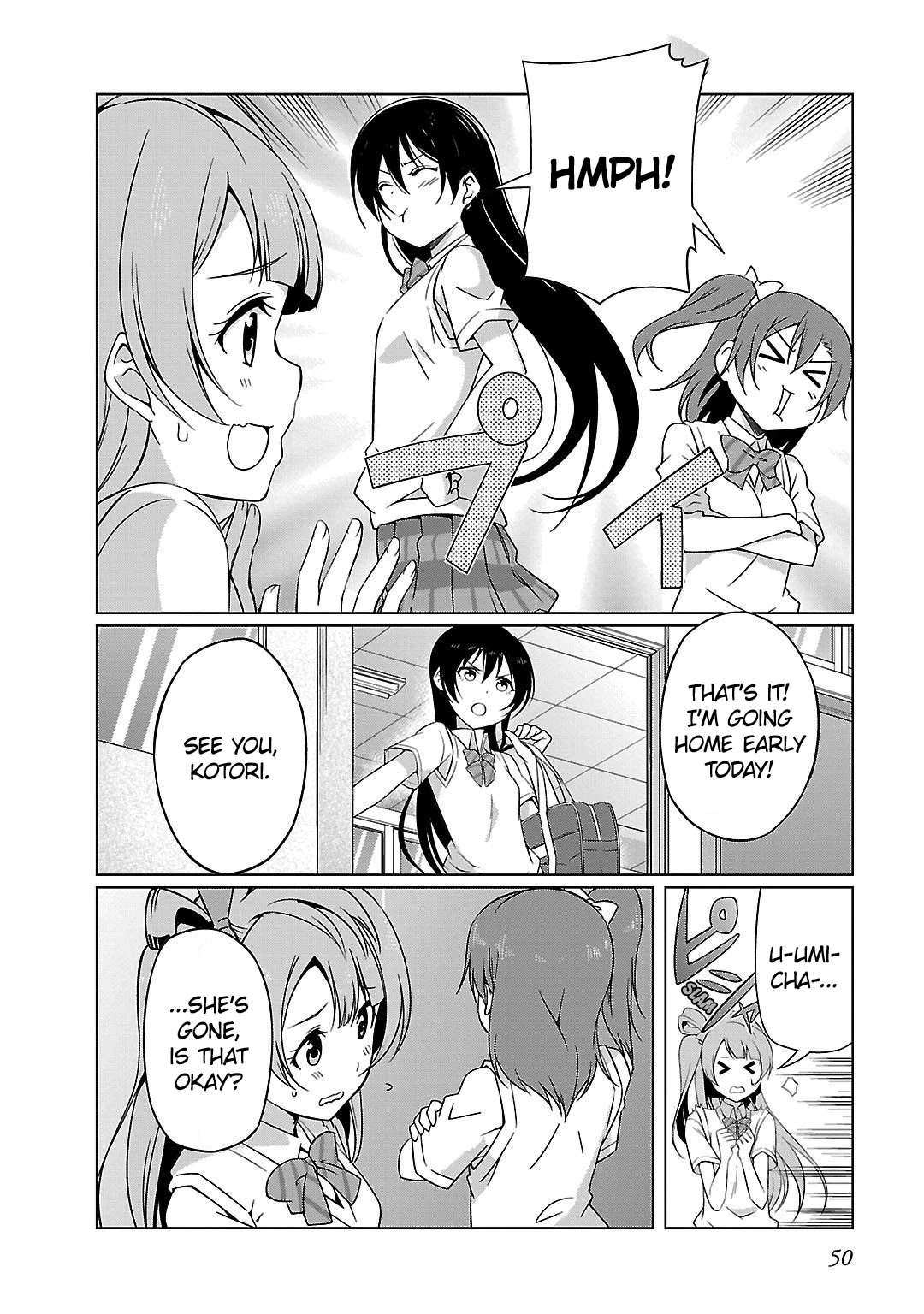 Love Live! School Idol Diary Chapter 2 page 8 - Chapter 2: Caught in the Middle!