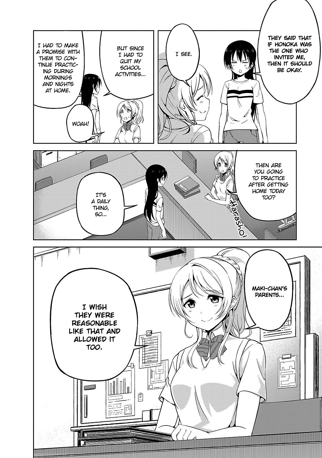 Love Live! School Idol Diary Chapter 3 page 14 - Chapter 3: My Destiny.