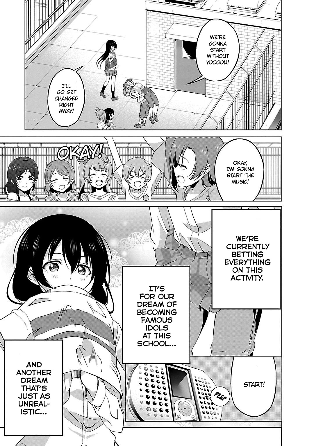 Love Live! School Idol Diary Chapter 3 page 5 - Chapter 3: My Destiny.