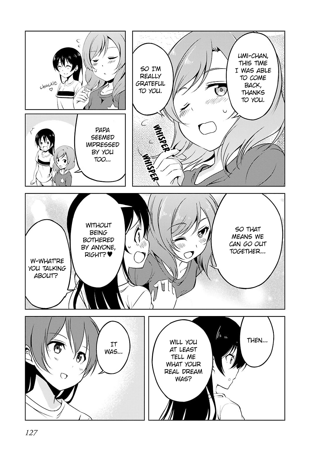 Love Live! School Idol Diary Chapter 4 page 27 - Chapter 4: My Destiny. Continuation