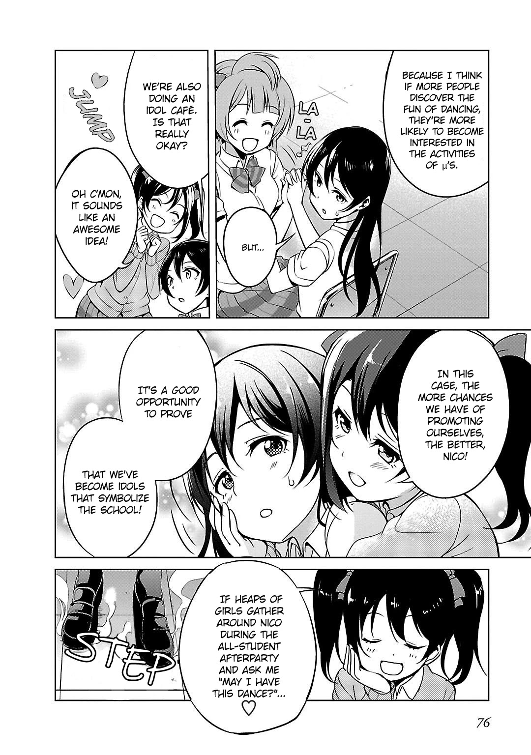 Love Live! School Idol Diary Chapter 8 page 10 - Chapter 8: Let's Dance at the Afterparty