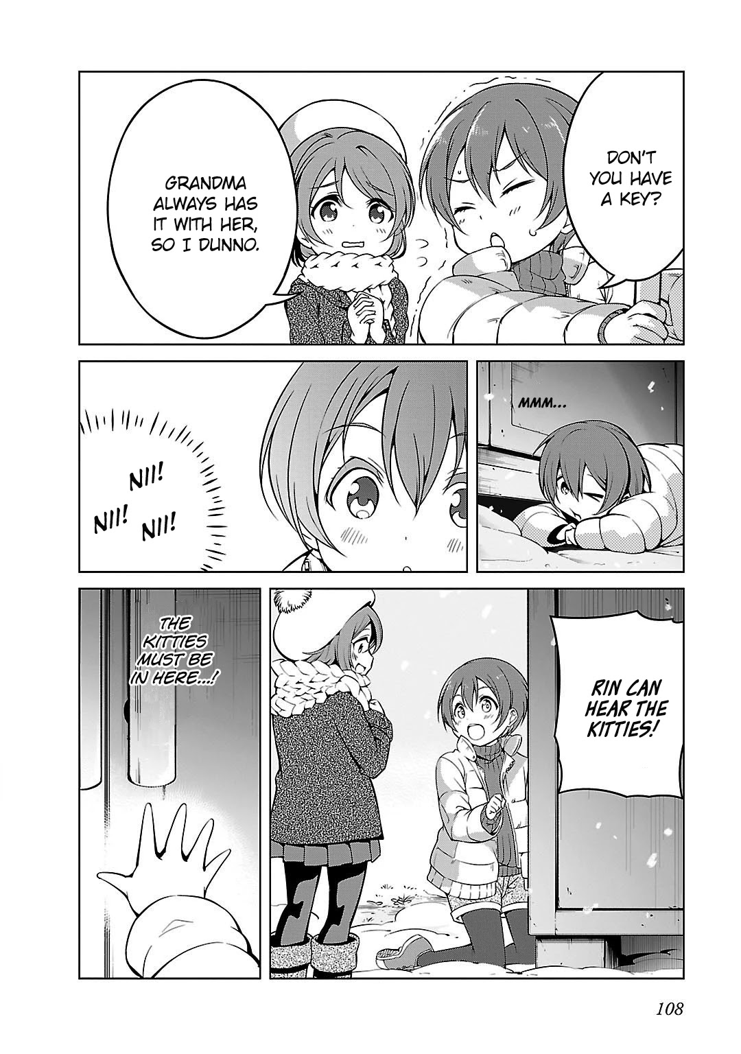Love Live! School Idol Diary Chapter 9 page 12 - Chapter 9: Rin and Kitties.