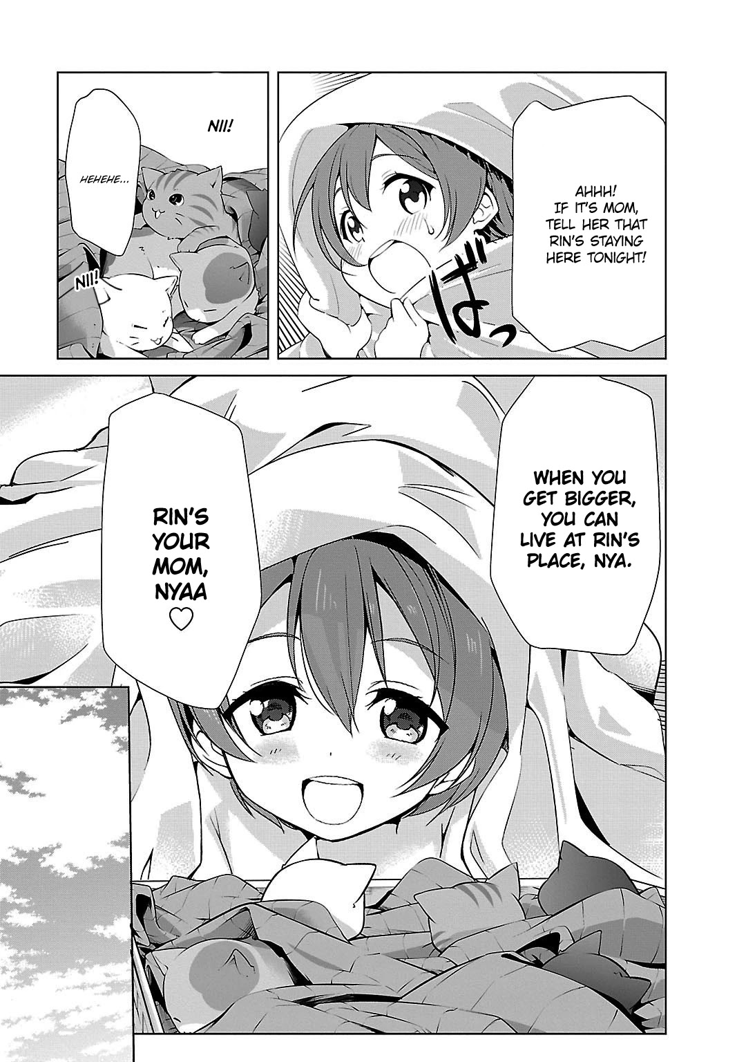 Love Live! School Idol Diary Chapter 9 page 35 - Chapter 9: Rin and Kitties.