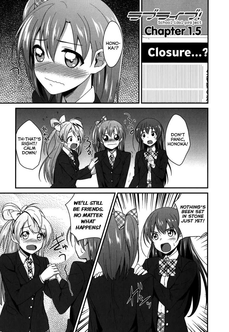 Love Live! - School Idol Project Chapter 1.5 page 1 - Chapter 1.5