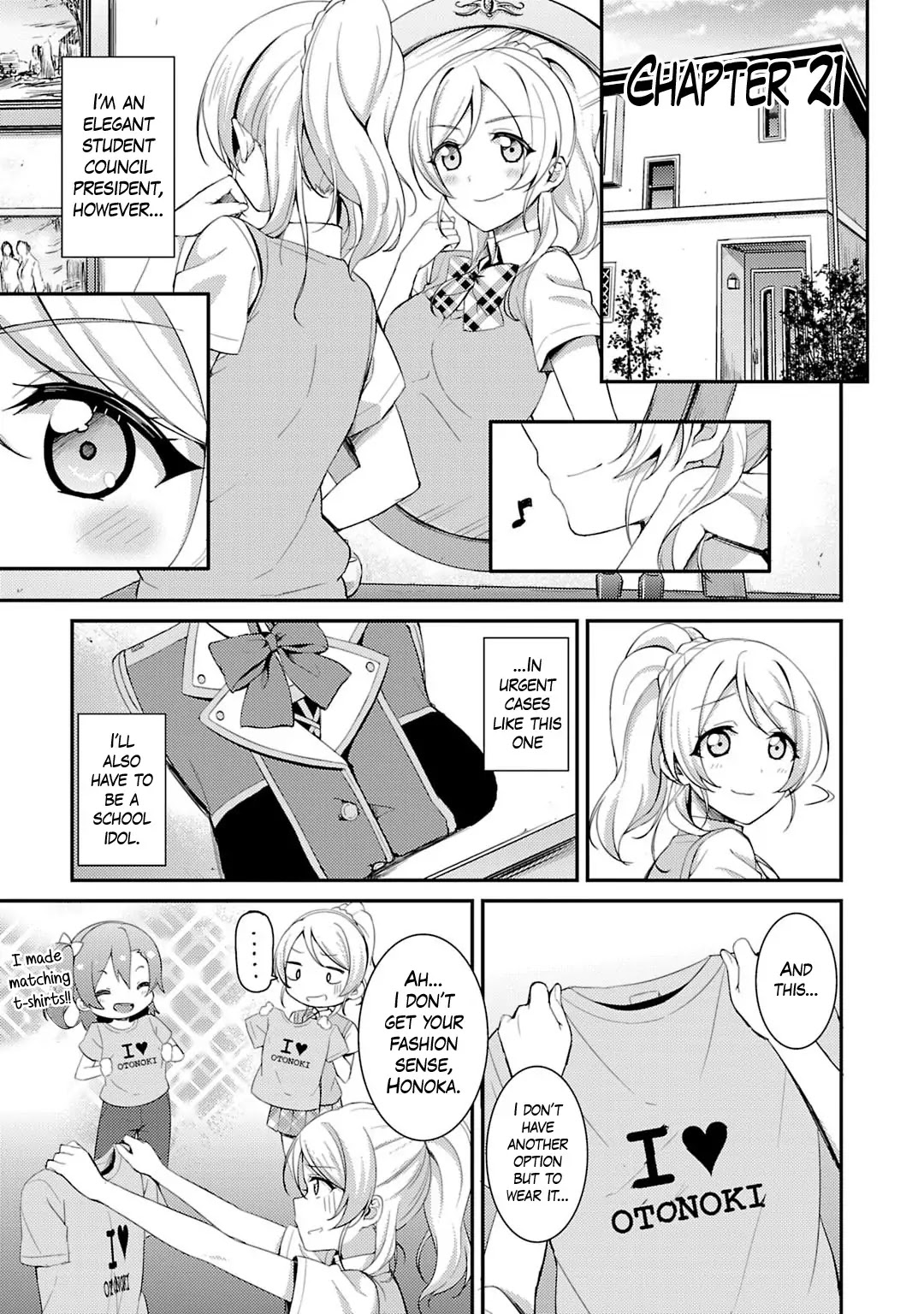 Love Live! - School Idol Project Chapter 21 page 1 - Chapter 21
