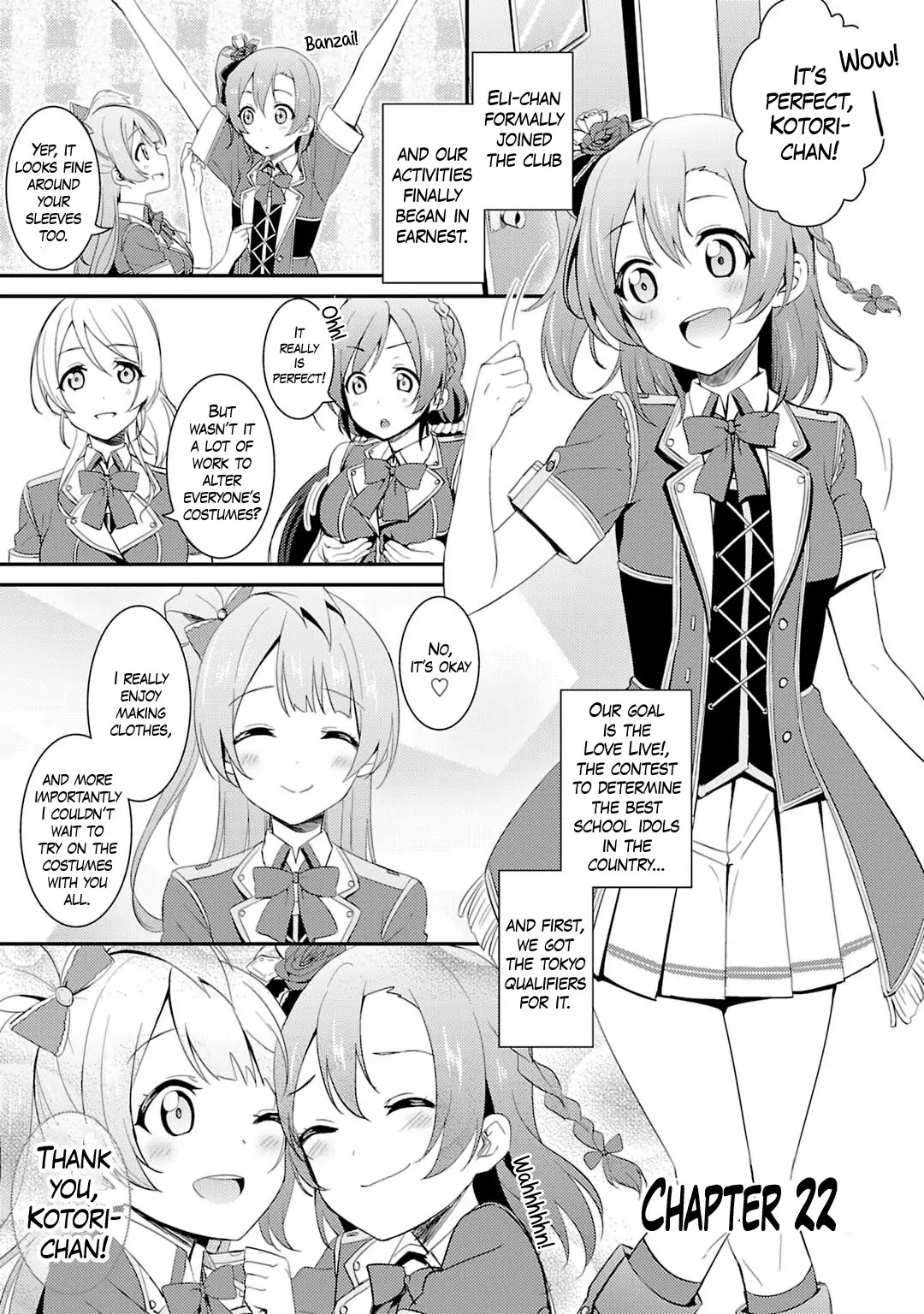 Love Live! - School Idol Project Chapter 22 page 1 - Chapter 22