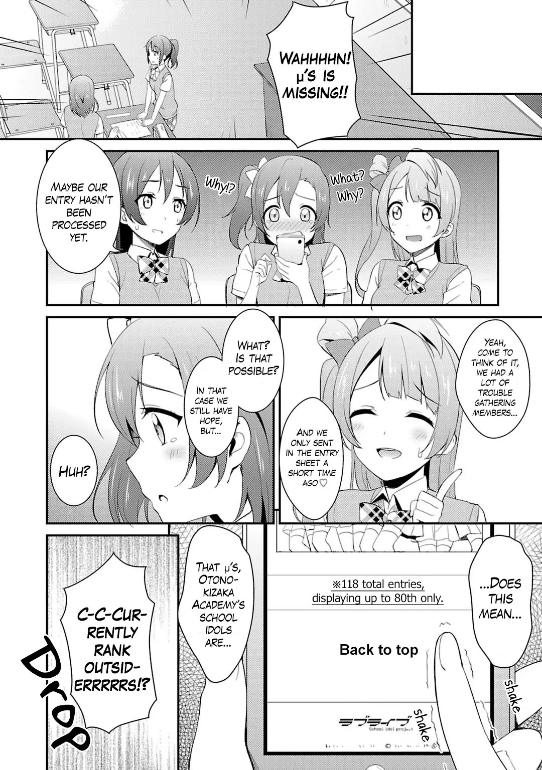 Love Live! - School Idol Project Chapter 22 page 6 - Chapter 22