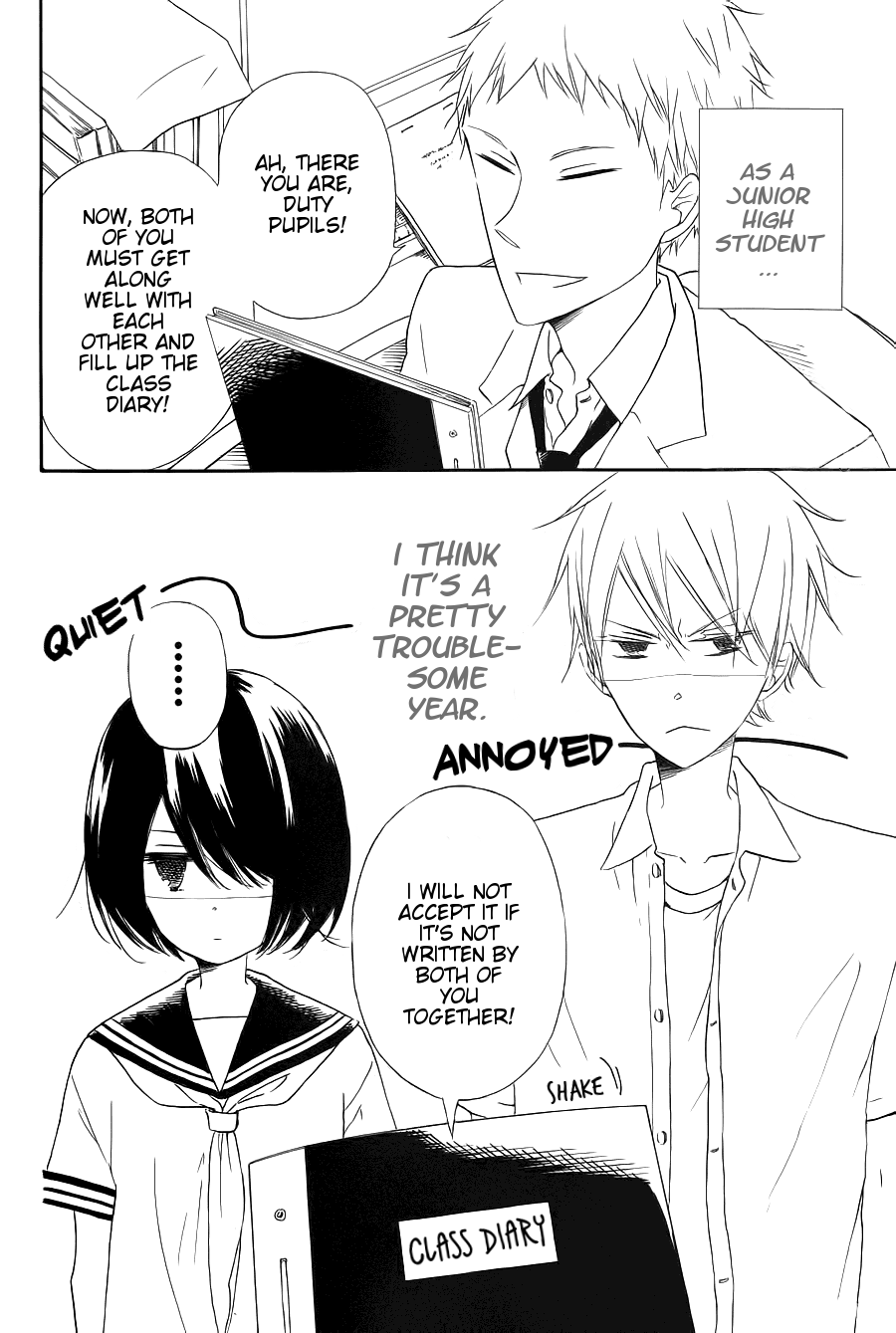 Love Log Chapter 0 page 2 - Chapter 0 v2 : [Oneshot]