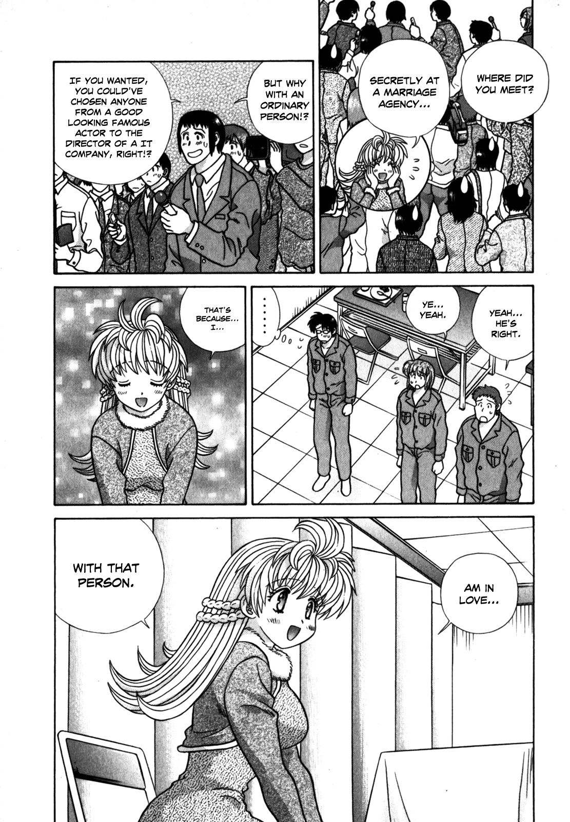 Love Lucky Chapter 59 page 17 - Chapter 59: At Last, the Marriage Press Conference!!!