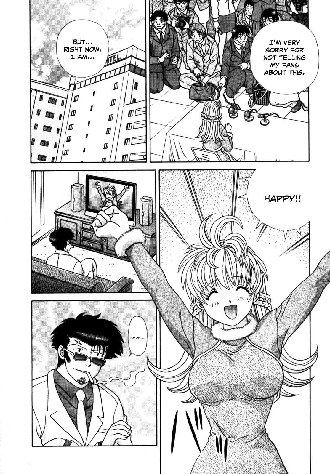 Love Lucky Chapter 59 page 19 - Chapter 59: At Last, the Marriage Press Conference!!!