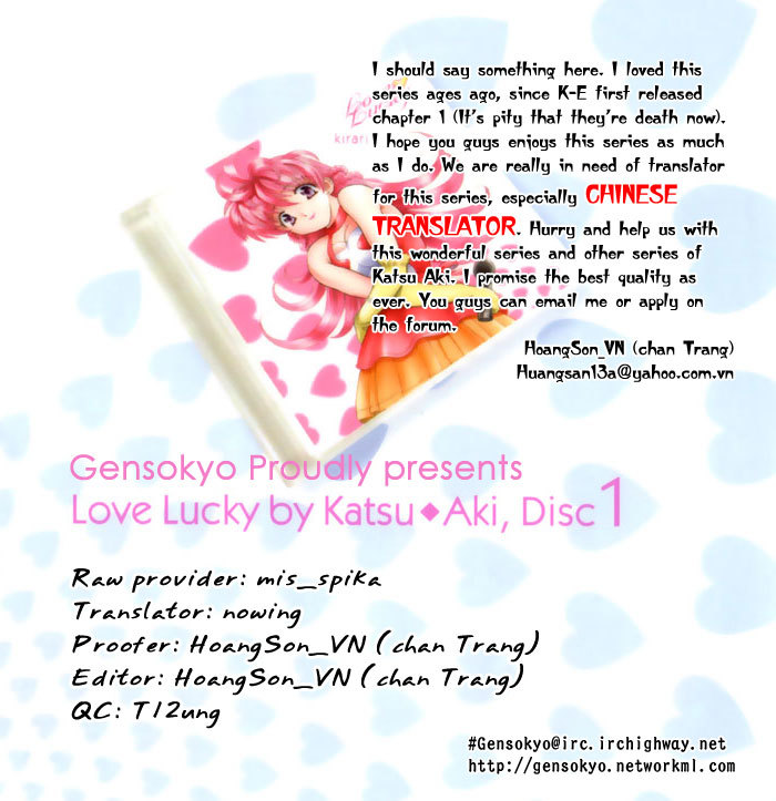 Love Lucky Chapter 7 page 1 - Chapter 7: With You As You Are Now ...