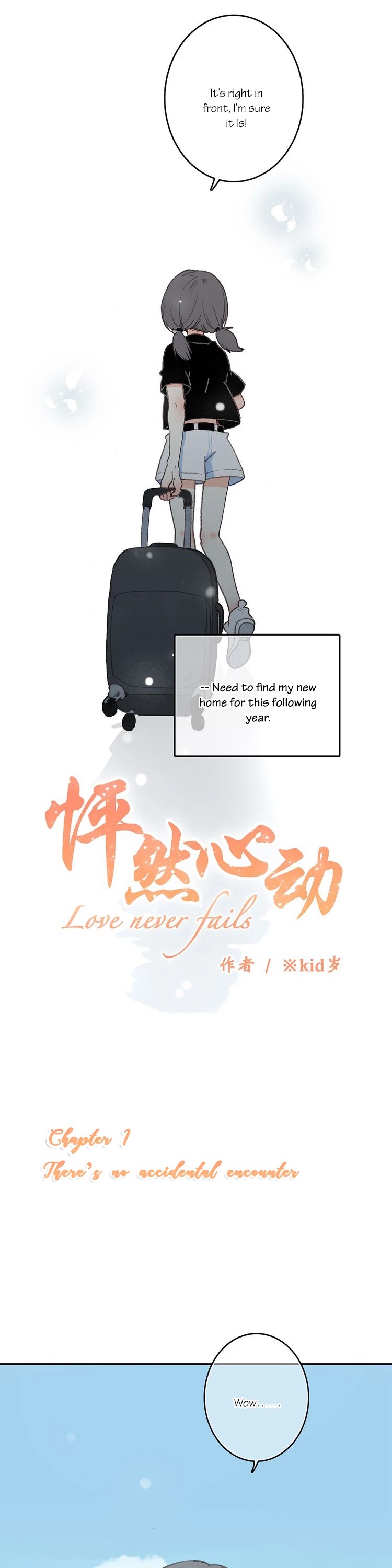 Love never Fails Chapter 1 page 3 - Chapter 1: There's No Accidental Encounter