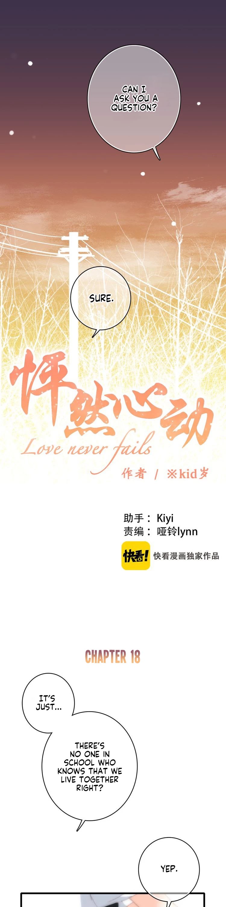 Love never Fails Chapter 18 page 1 - Chapter 18