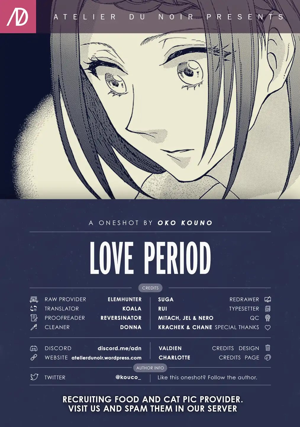 Love Period Chapter 0 page 1 - Chapter 0: Oneshot