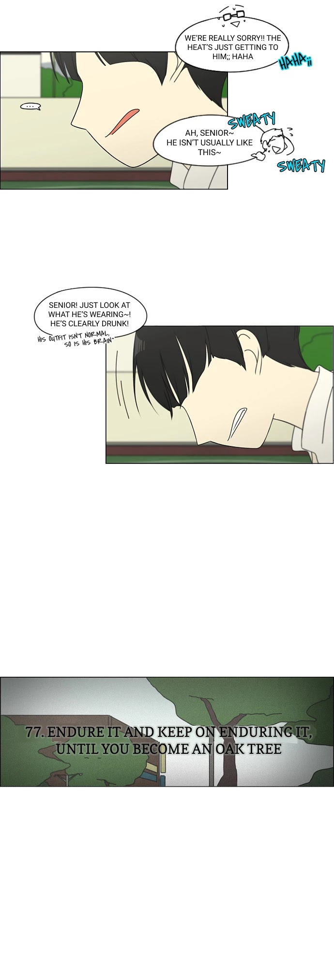 Love Revolution Chapter 77 page 6 - Chapter 77: Endure It and Keep On Enduring It, Until You Become An Oak Tree
