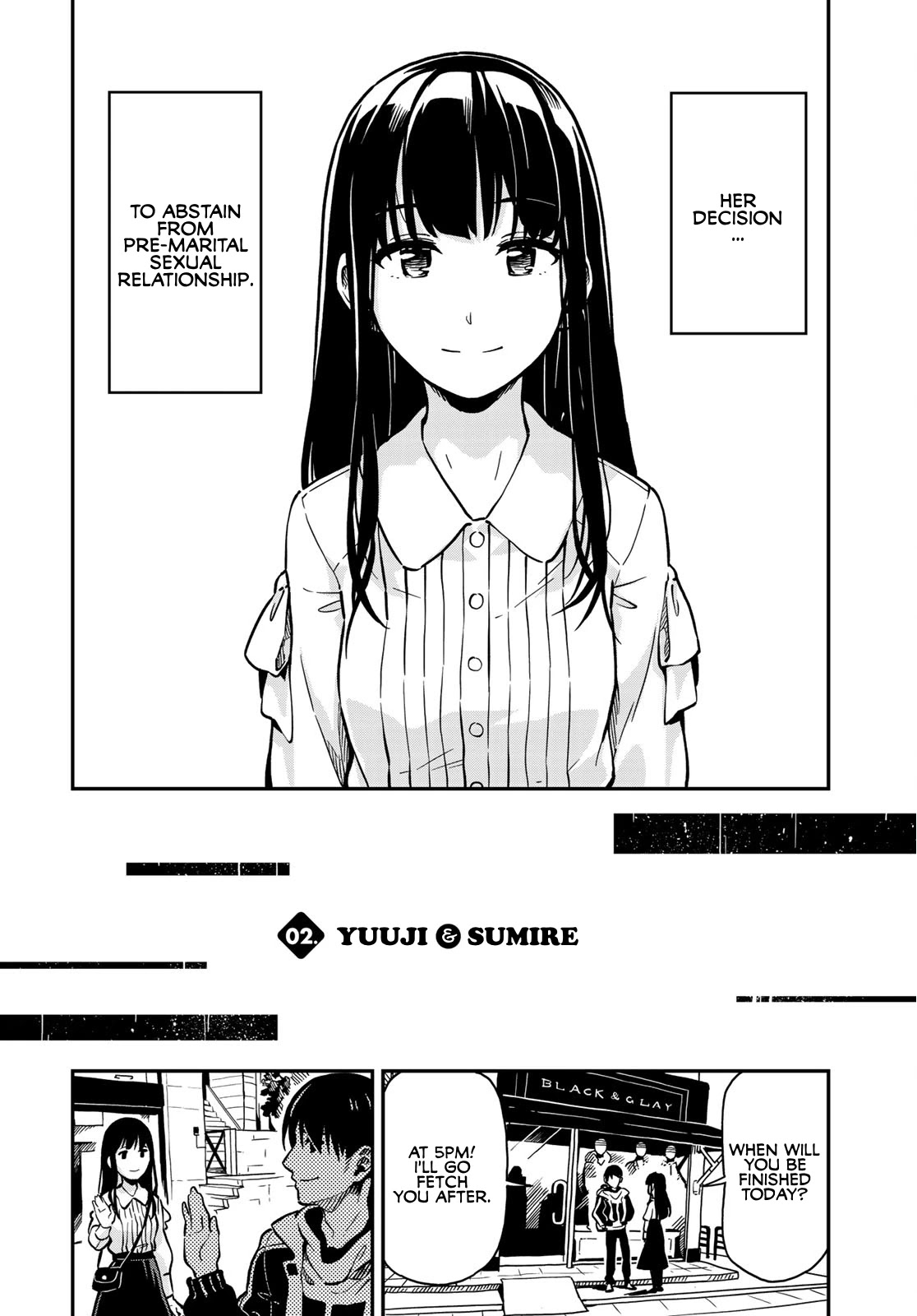 Love Score Chapter 2 page 4 - Chapter 2: Yuuji and Sumire