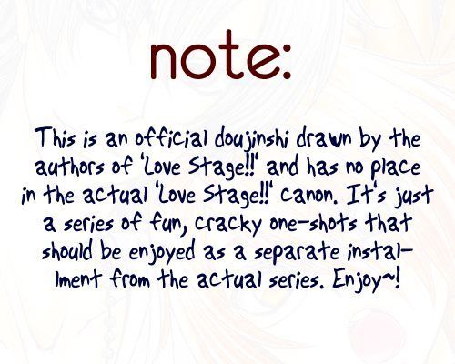 Love Stage!! Chapter 0.5 page 2 - vol.0: Oneshot Doujinshi