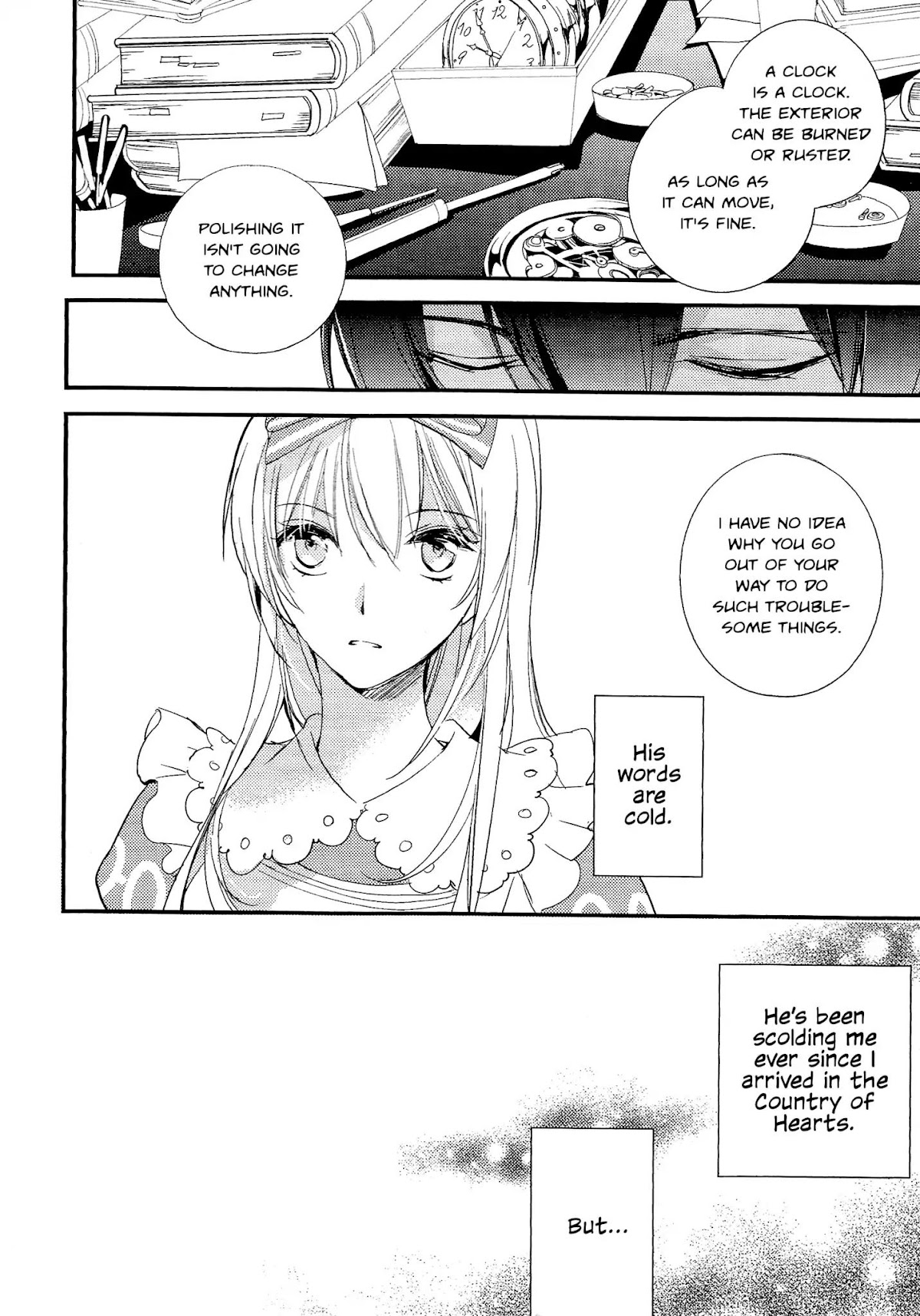 Love, Storms, and Flower Clocks: Alice in the Country of Hearts ~ Wonderful Twin World ~ Chapter 1 page 15 - Chapter 1