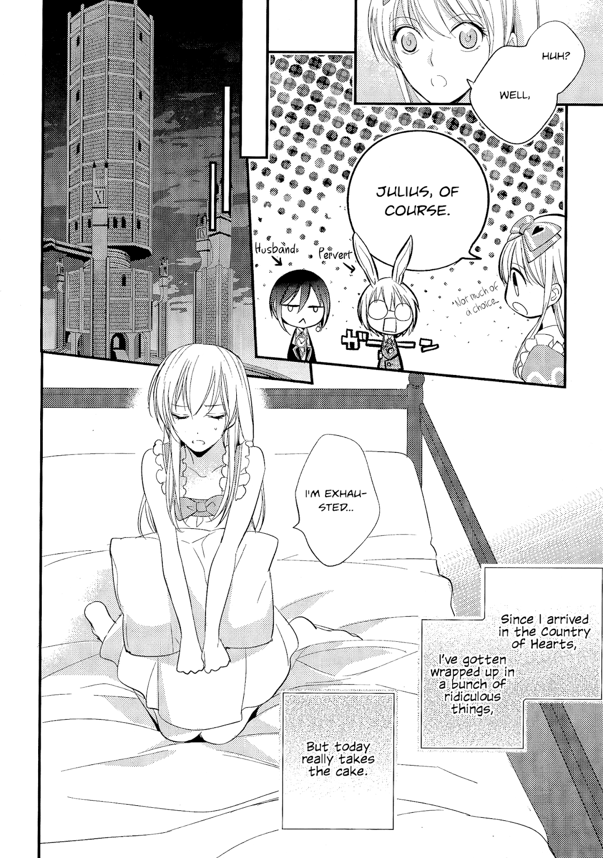 Love, Storms, and Flower Clocks: Alice in the Country of Hearts ~ Wonderful Twin World ~ Chapter 3.2 page 12 - Chapter 3.2