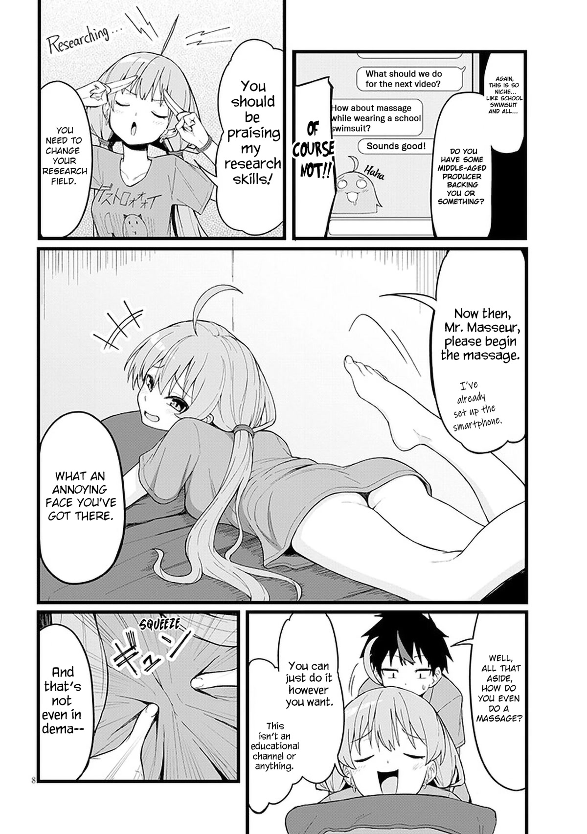 Love-Struck Business Couple Streamers Chapter 2 page 8 - Chapter 2: What Comes After Touching...