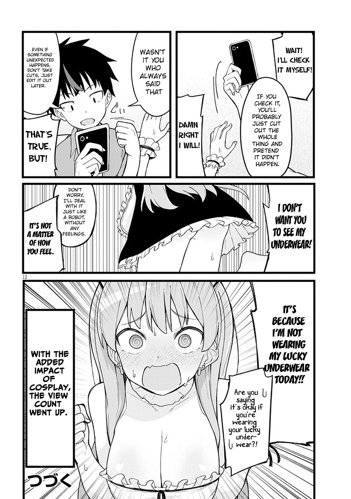 Love-Struck Business Couple Streamers Chapter 3 page 12 - Chapter 3: Heart Pounding Strategy with Cosplay!