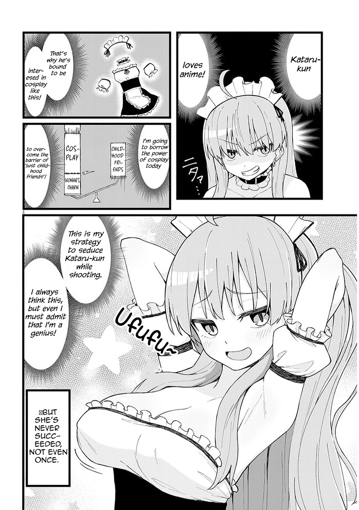 Love-Struck Business Couple Streamers Chapter 3 page 4 - Chapter 3: Heart Pounding Strategy with Cosplay!