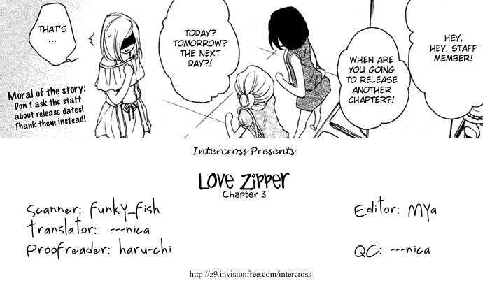 Love Zipper Chapter 3 page 3 - Chapter 3